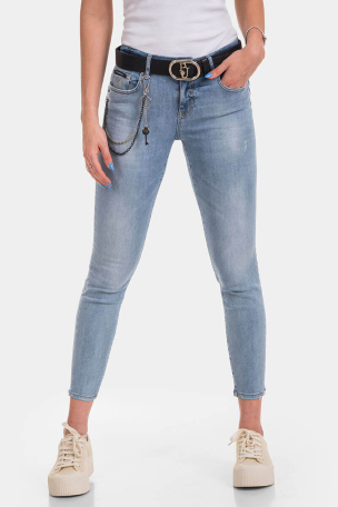 Slim fit γυναικείο τζιν 30316-74 Puccihino