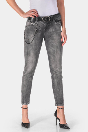 Slim fit γυναικείο τζιν 30318-82 / Puccihino