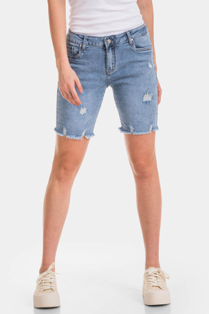 Γυναικεία τζιν βερμούδα Boyfriend 90275-74 Cons