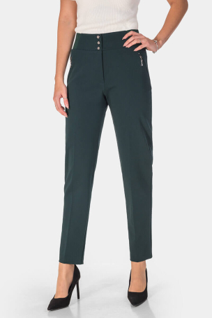 Κομψό πράσινο γυναικείο παντελόνι 2012-25 Acun Fashion