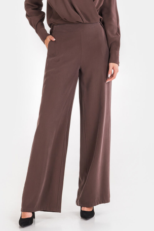 Κομψό γυναικείο παντελόνι Wide Leg 7140P-45 Designer club