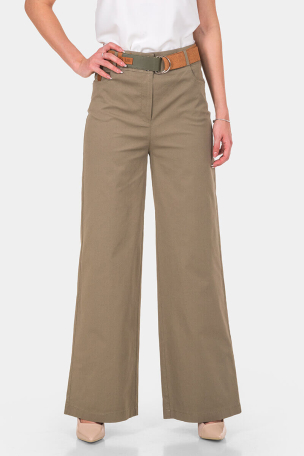 Βαμβακερό γυναικείο παντελόνι 18970-06 Kadelli