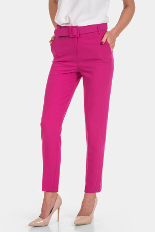 Κομψό φούξια γυναικείο παντελόνι 54310P-68 Kadelli
