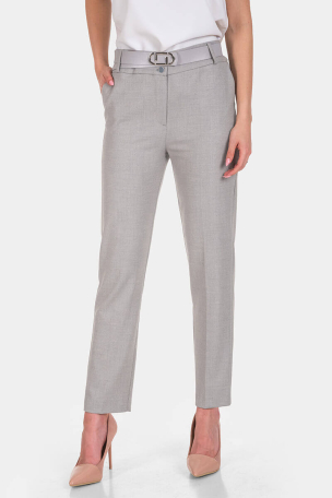 Κομψό γκρί γυναικείο παντελόνι 55090P-11 Kadelli