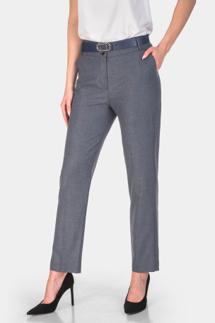 Κομψό μπλε γυναικείο παντελόνι 55090P-18 Kadelli