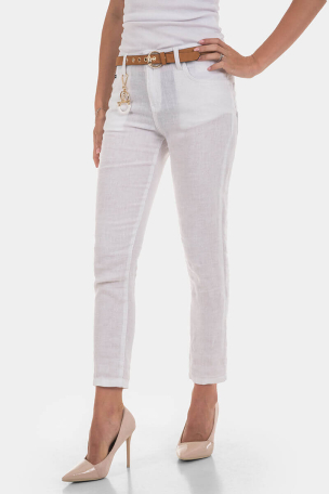 Γυναικείο λινό παντελόνι 50344-20 Puccihino