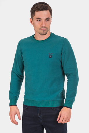 Μονόχρωμο ανδρικό πουλόβερ 27643-29 MCL