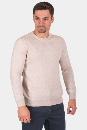 Μονόχρωμο ανδρικό πουλόβερ 33006-02 MCL