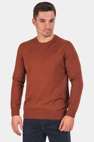 Μονόχρωμο ανδρικό πουλόβερ 33006-28 MCL