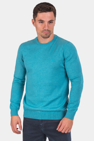 Μονόχρωμο ανδρικό πουλόβερ 33006-56 MCL