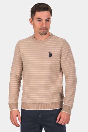 Ανδρικό ριγέ πουλόβερ 39681-03 MCL