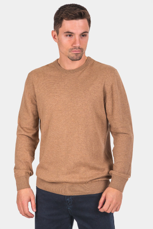 Μονόχρωμο ανδρικό πουλόβερ 801738-45 XINT