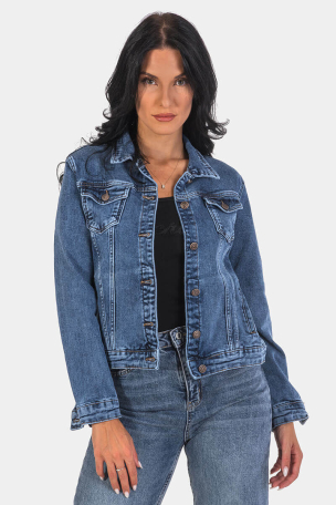 Γυναικείο τζιν μπουφάν 7276-76 Lacarino