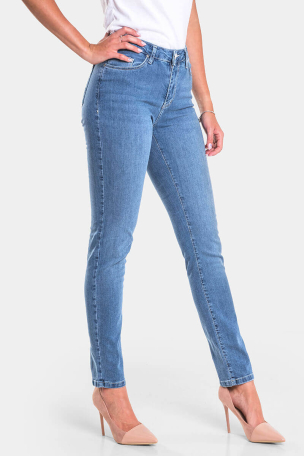 Slim fit τζιν Anna 6624 - μπλε d