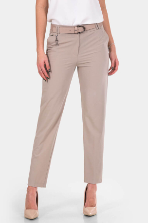 Κομψό μπεζ γυναικείο παντελόνι 7884-02 ACUN Fashion