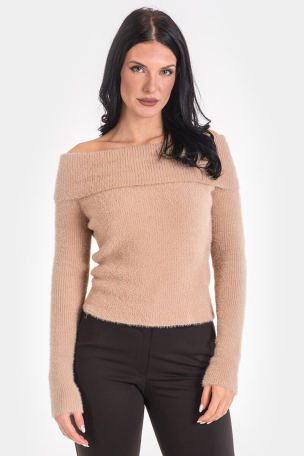 Γυναικεία πλεκτή μπλούζα 4198-03 Nisan