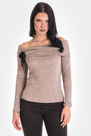 Γυναικεία πλεκτή μπλούζα 4814-45 Pretty Lolita