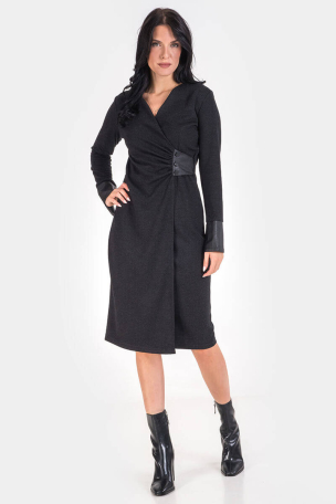 Κομψό κρουαζέ φόρεμα 1549-09 Esito