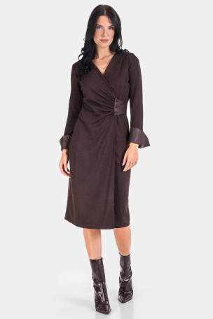 Κομψό κρουαζέ φόρεμα 1549-21 Esito