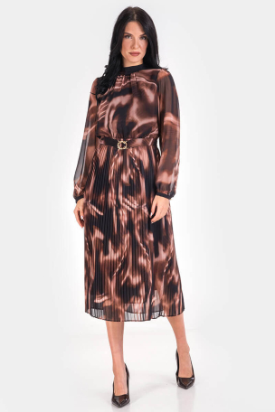 Κομψό φόρεμα με ζώνη 1568-21 Esito