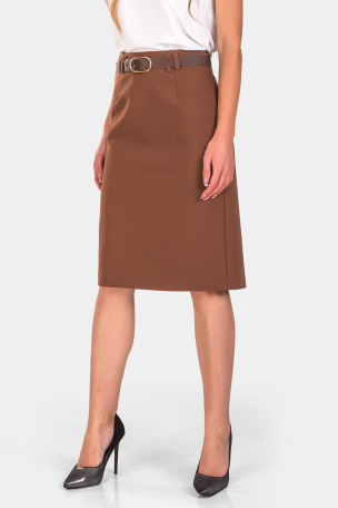 Κομψή φούστα με ζώνη 1570P-21 Mare Sole