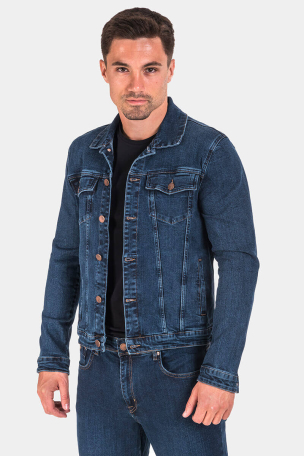 Ανδρικό τζιν μπουφάν 7640-78 Lacarino
