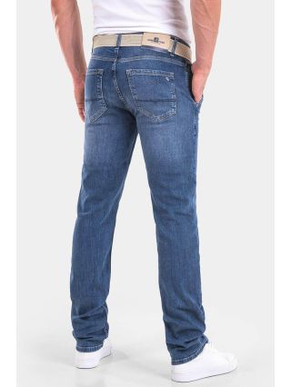 Прави мъжки дънки 6643 INDIGO Fashion B