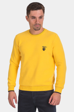 Μονόχρωμο ανδρικό πουλόβερ 27643-12 MCL