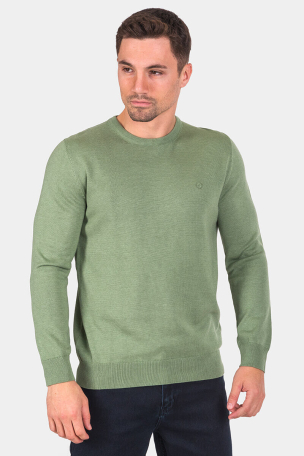 Μονόχρωμο ανδρικό πουλόβερ 33006-05 MCL