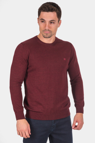 Μονόχρωμο ανδρικό πουλόβερ 33006-30 MCL