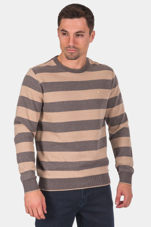 Ανδρικό ριγέ πουλόβερ 36477-45 MCL