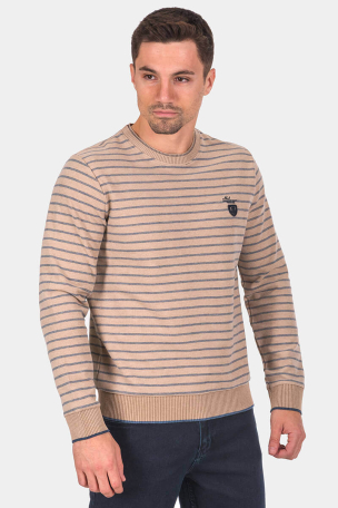 Ανδρικό ριγέ πουλόβερ 39681-45 MCL
