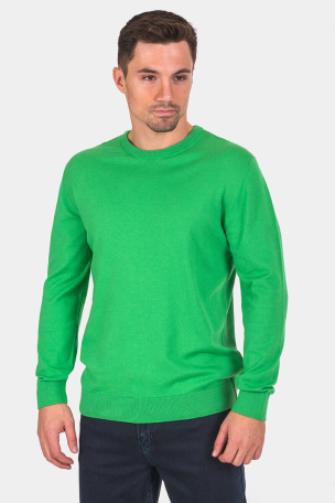 Μονόχρωμο ανδρικό πουλόβερ 801738-01 XINT