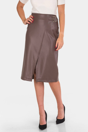 Φούστα από οικολογικό δέρμα 71770-45 Kadelli