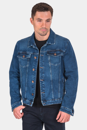 Ανδρικό τζιν μπουφάν 7170-78 Lacarino
