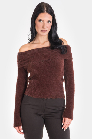 Γυναικεία πλεκτή μπλούζα 4198-21 Nisan