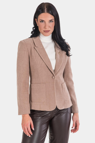 Κομψό γυναικείο βελούδινο σακάκι 55870-03 Kadelli