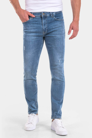 Слим фит мъжки дънки 3370 INDIGO Fashion