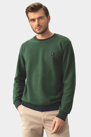 Μονόχρωμο ανδρικό πουλόβερ 27643-25 MCL