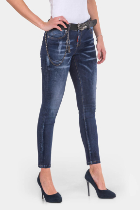 Slim fit γυναικείο τζιν 30305-79 / Puccihino