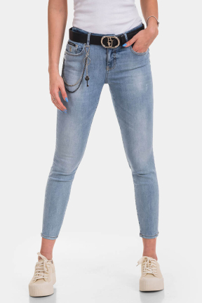 Slim fit γυναικείο τζιν 30316-74 Puccihino