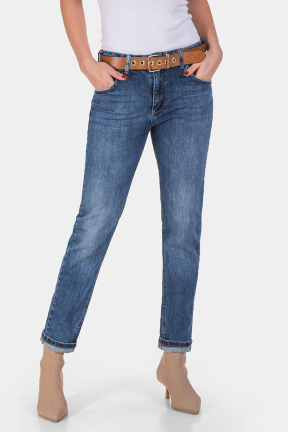 Boyfriend fit γυναικείο τζιν 7032-78 / What's up