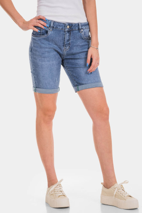 Γυναικεία τζιν βερμούδα Boyfriend 90274-75 Cons