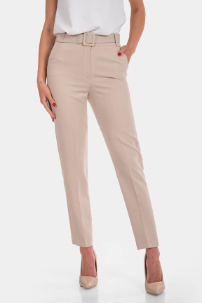 Κομψό μπεζ γυναικείο παντελόνι 54310P-02 Kadelli