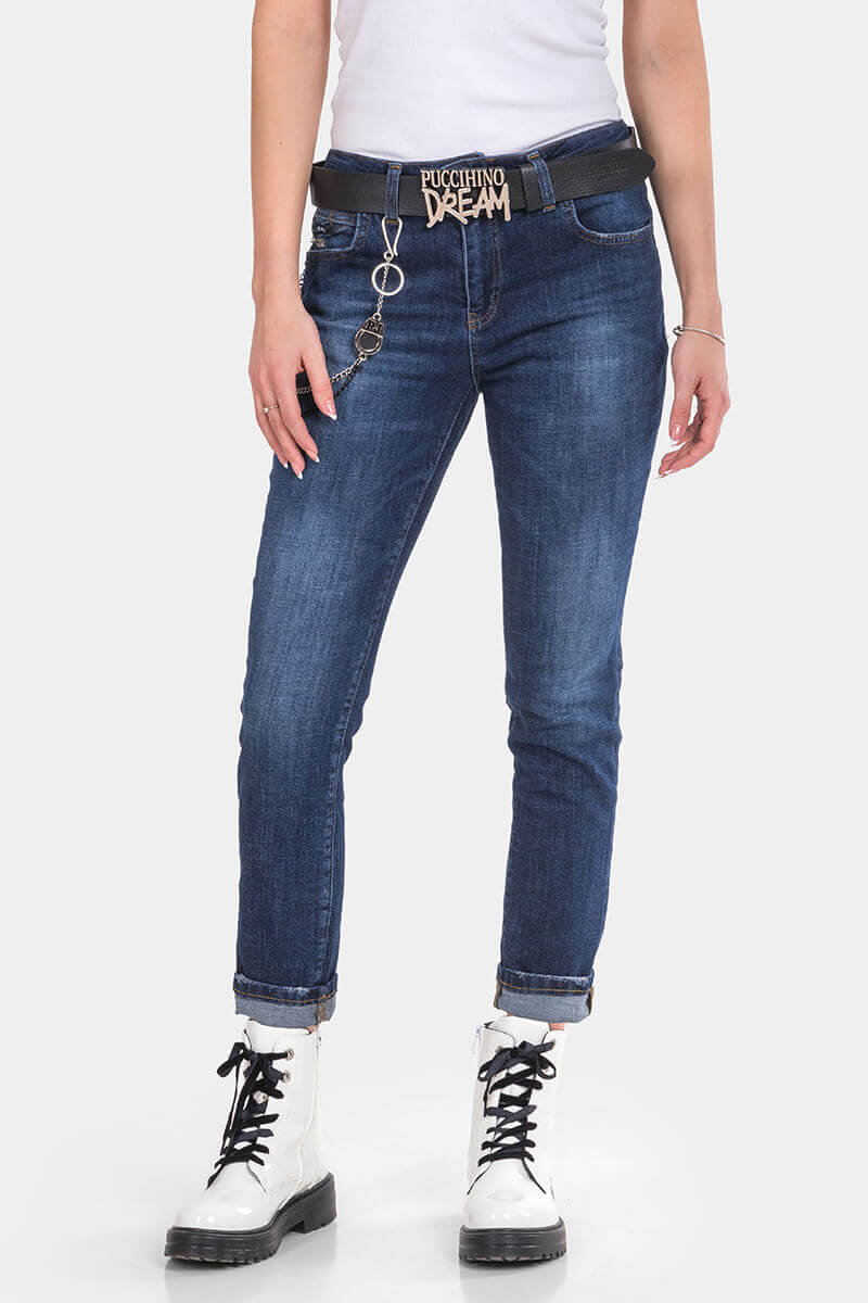 Boyfriend fit γυναικείο τζιν 50364-79 / Puccihino