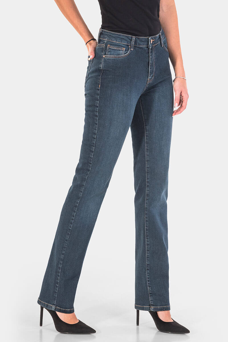 Straight fit γυναικείο τζιν 6499-79 Kelly / Lacarino