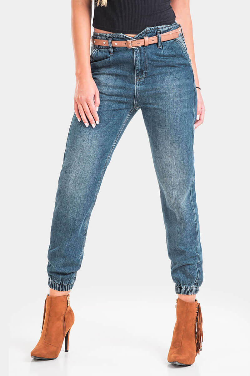 Mom дамски дънки 5970A INDIGO Fashion