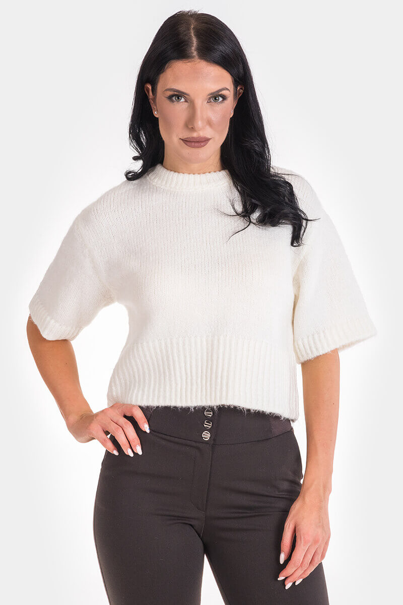 Γυναικεία πλεκτή μπλούζα 4468-01 Nisan