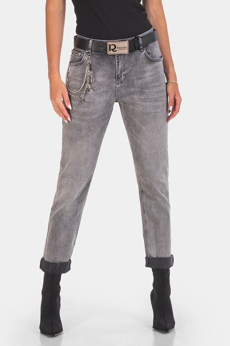 Boyfriend fit γυναικείο τζιν 6652-82 Estero Ragazza