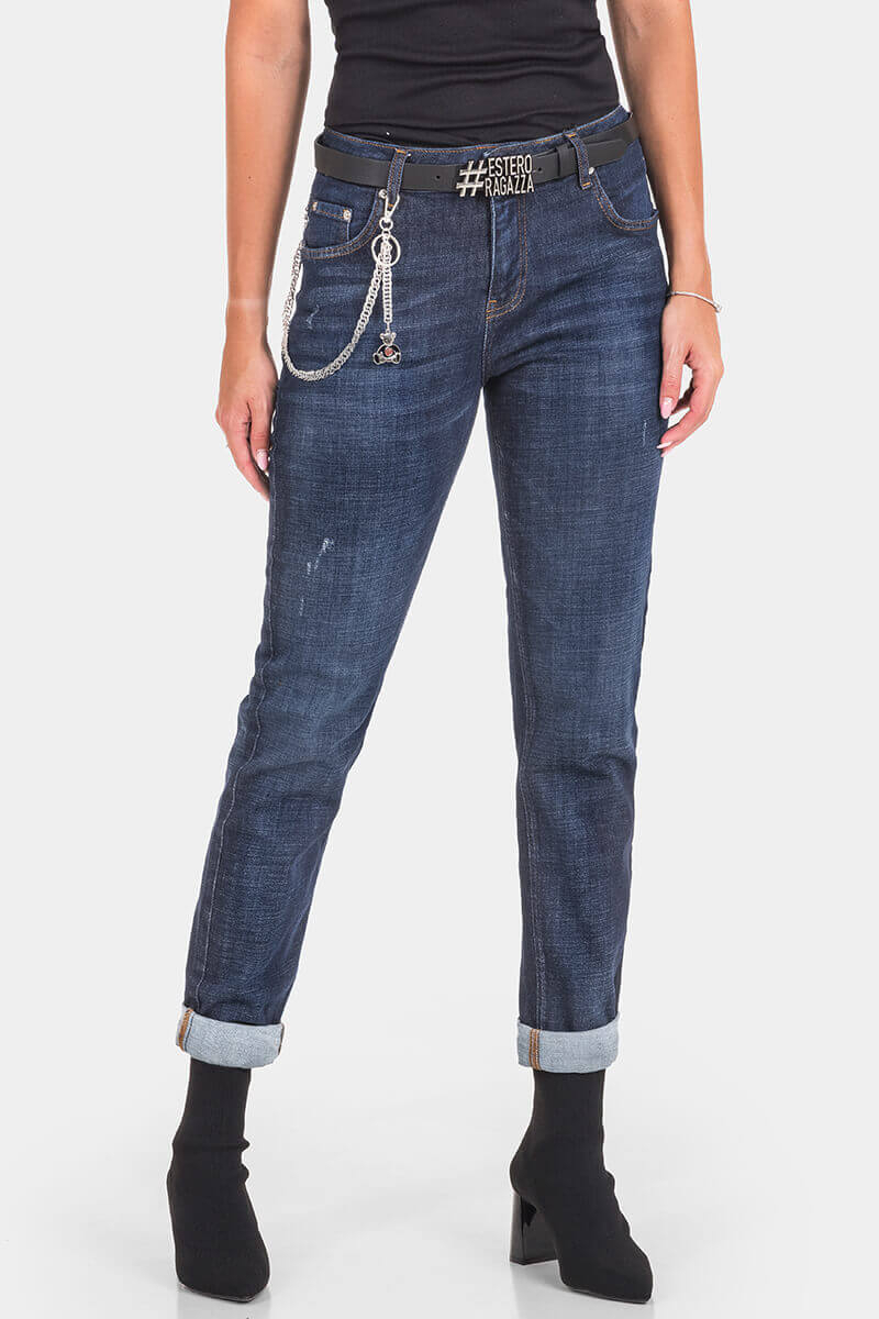 Boyfriend fit γυναικείο τζιν 6749-79 Estero Ragazza